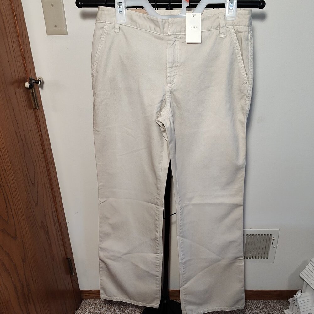 J. Crew low fit khaki pants, new with tags, size 4